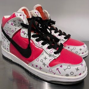 Valentines Day Super Bowl Nike Dunks Hi GS